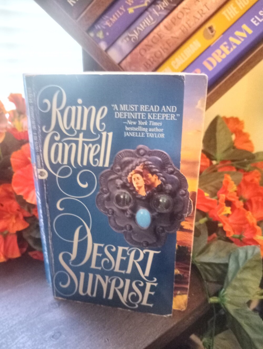 Desert Sunrise by Raine Cantrell - Blue Cover Paperback